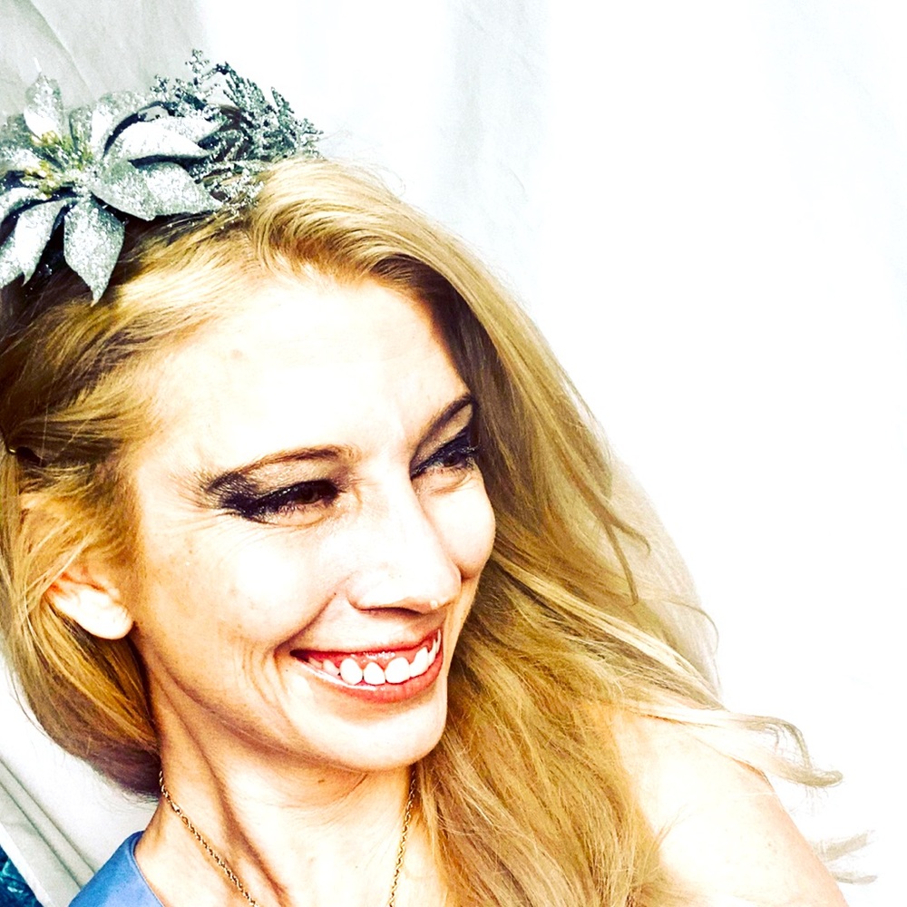 Silver Sparkle Headpiece / embellished headband - custom